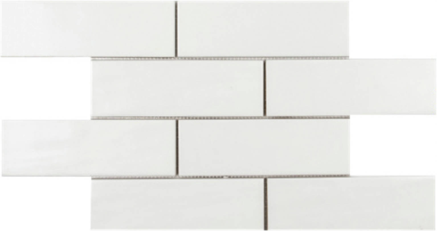 Brickwork Mosaic Matte-Gloss Pearl