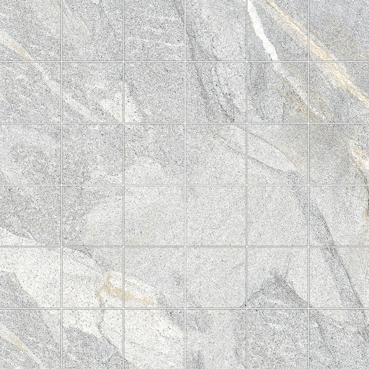 Capri Light Grey 2X2 Mosaic