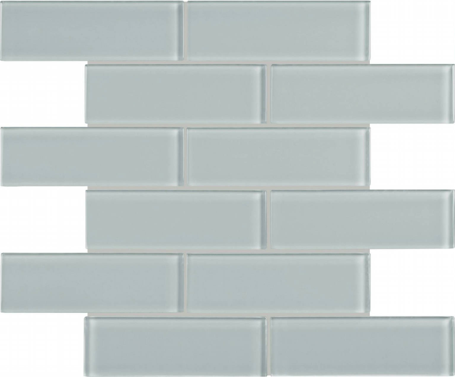 Cloud 2X6 Brick Mosaic