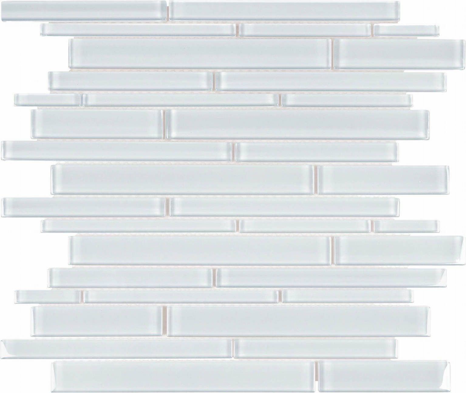 Ice Random Strip Mosaic