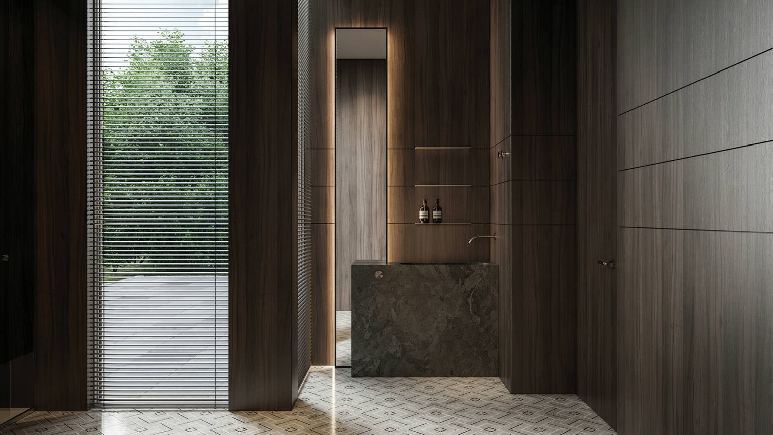 Luxury Roma Argento Picco Mosaic | Marino Tile NY