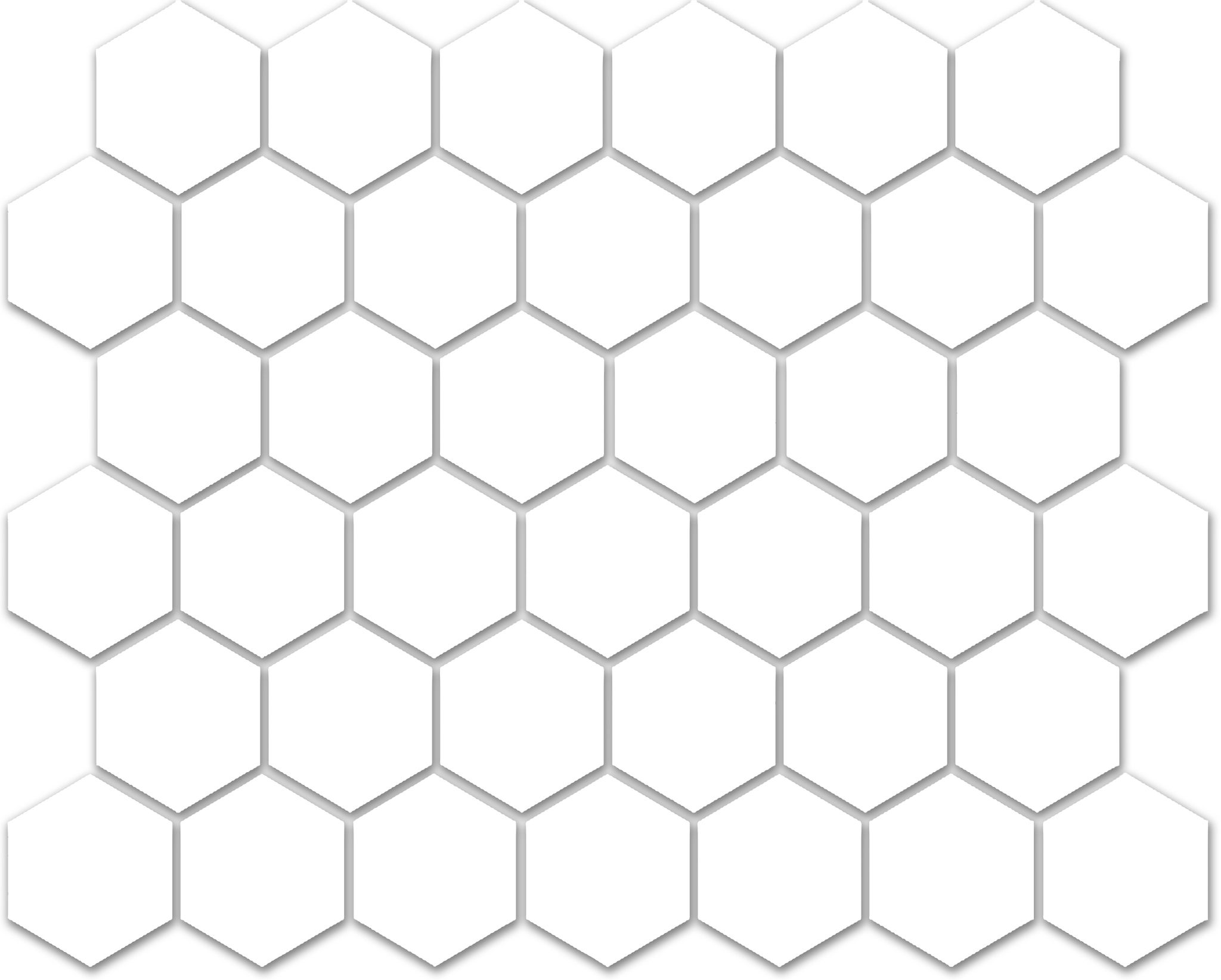 Treasure II Ultimate Dolomite 2×2 Carved Hexagon Mosaic