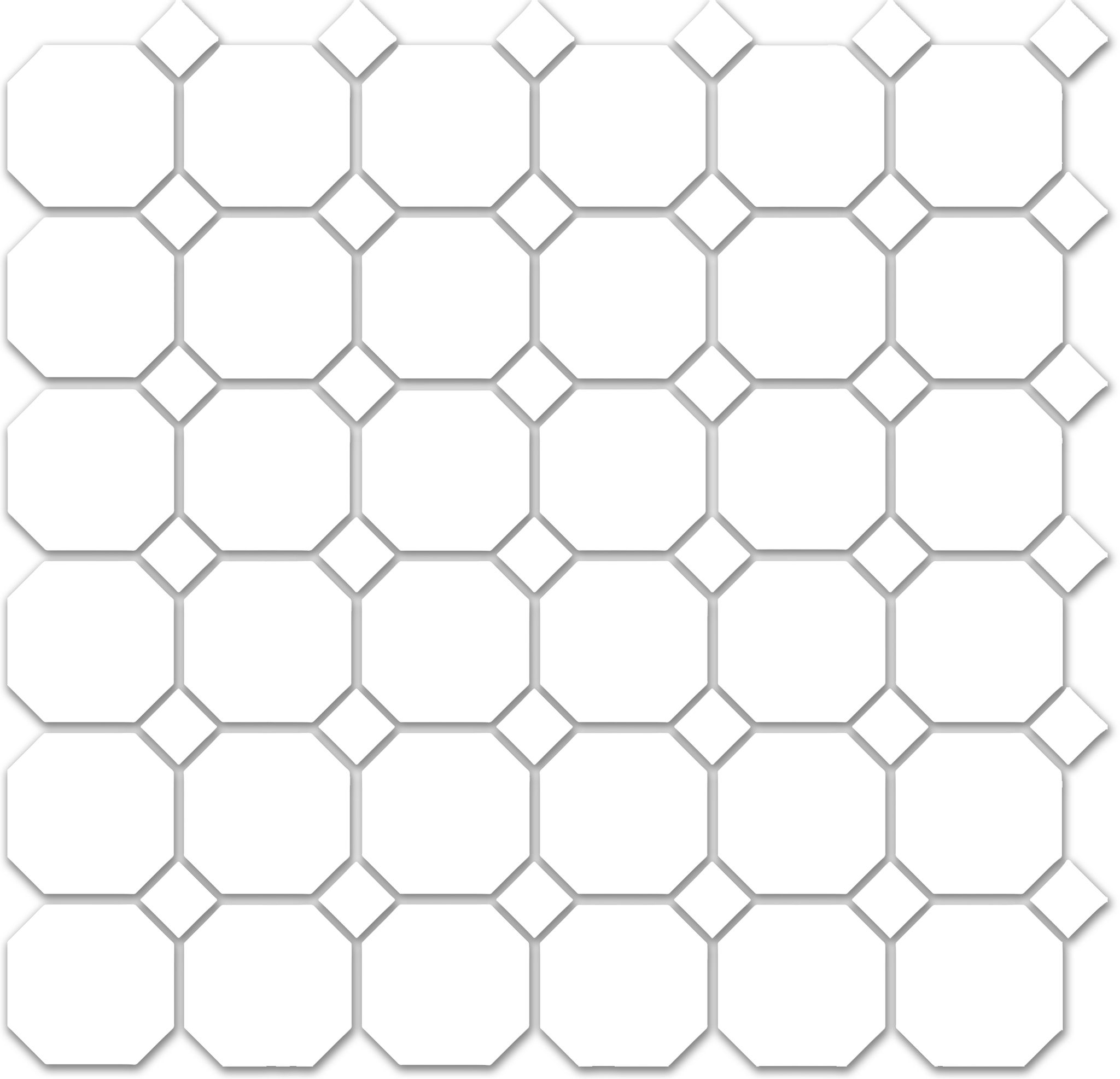 Treasure II Ultimate Dolomite Polished Octagon/Dot Mosaic