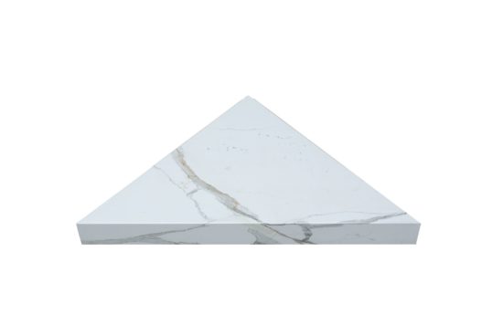 Carrara Marble Shower Bench 26x18.63x3