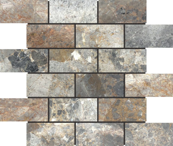 Elongated Hexagon Royal Vein "Leaves" Mosaic | Marino Tile NY