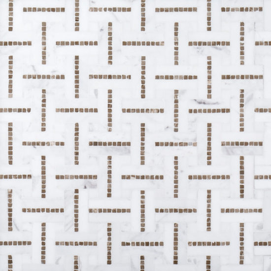 Gazebo Cream Mosaic | Marino Tile NY