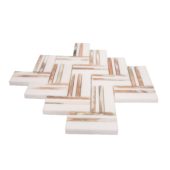 Rosey Weave Mosaic | Marino Tile NY