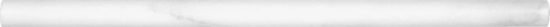 Bianco Venatino Honed 0.6×12 Polished Pencil