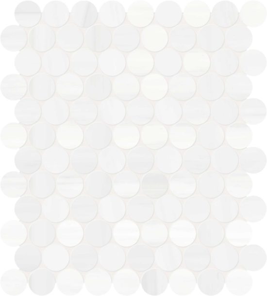 Cosmo Lumino 1.25 Penny Round Mosaic | Marino Tile NY