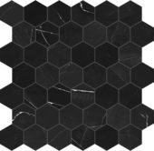 Galaxia Nero 2 Hexagon Mosaic | Marino Tile NY