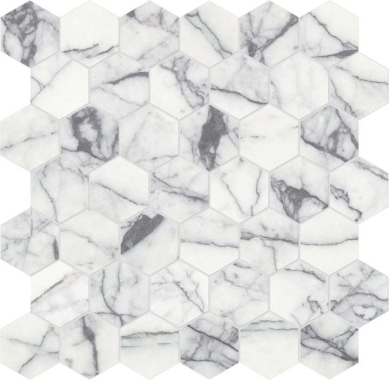 Lilac Volta 2 Hexagon Mosaic