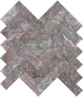 Sereno Burgundy 1.25x4 Herringbone Mosaic | Marino Tile NY