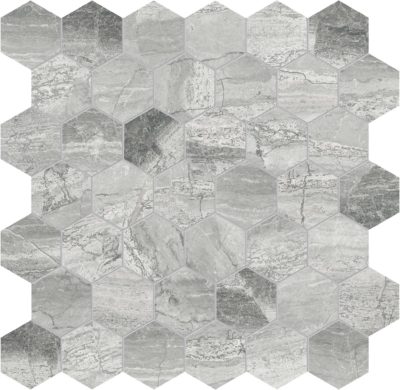 Volcana Notte 2 Hexagon Mosaic