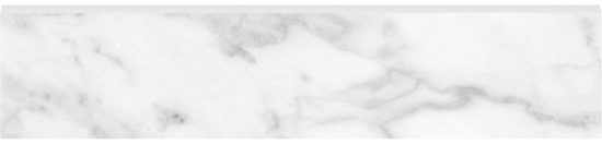 Plata 3x12 Carrara Abisso Bullnose Polished | Marino Tile NY
