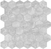 Plata Perla Grigia 2 Hexagon Matte | Marino Tile NY