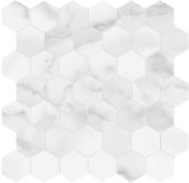 Plata Statuario Brina 2 Hexagon Matte | Marino Tile NY