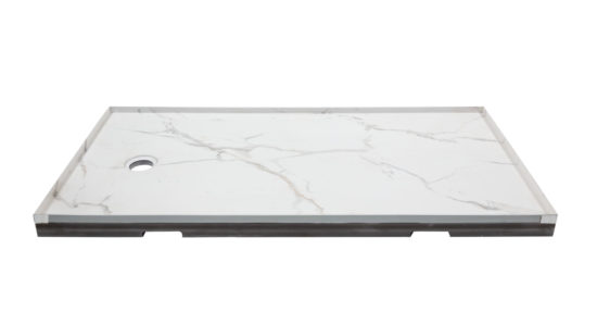 Shower Pan 30x60 Bianco Marble | Marino Tile NY