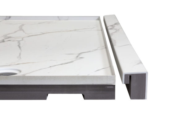 Shower Pan 32x60 Bianco Marble | Marino Tile NY