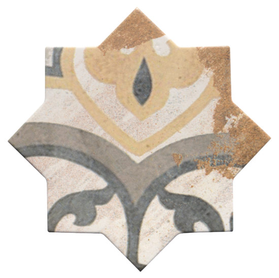 Tuscany 6x6 Star Castle | Marino Tile NY