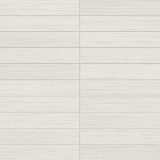 Zera Annex 1x6 Bianco Stacked | Marino Tile NY