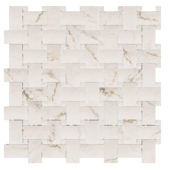 Treasure II Perfect Calacatta 1x2 Basketweave | Marino Tile NY