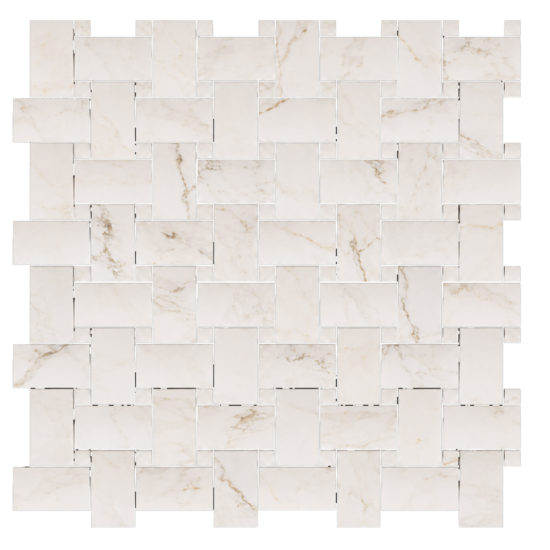 Treasure II Perfect Calacatta 1x2 Basketweave | Marino Tile NY