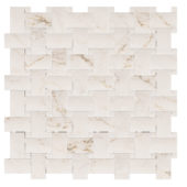 Treasure II Perfect Calacatta 1x2 Basketweave | Marino Tile NY