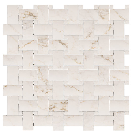 Treasure II Perfect Calacatta 1x2 Basketweave | Marino Tile NY