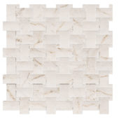 Treasure II Perfect Calacatta 1x2 Basketweave | Marino Tile NY